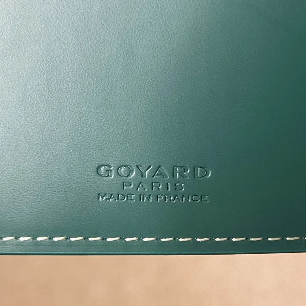 New Goyard Bi Fold Victoire Full Size Wallet - Coveted Green Canvas - Picture 11 of 14